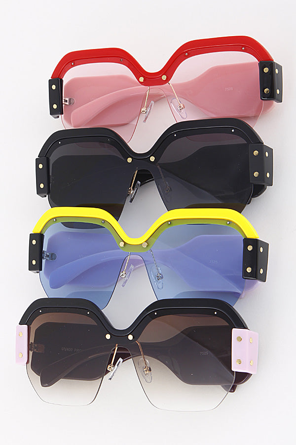 Amber Square Sunnies  Various Colors